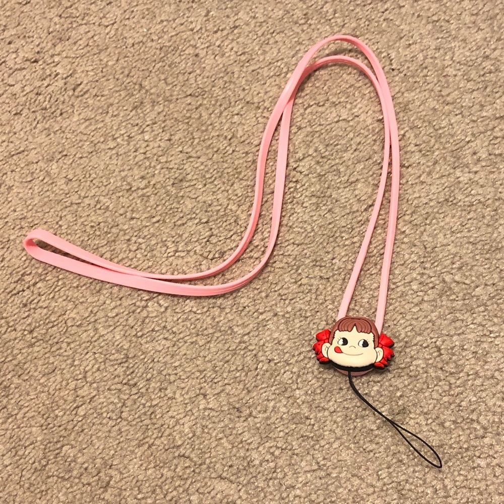 Peko Milky Rubber Lanyard
